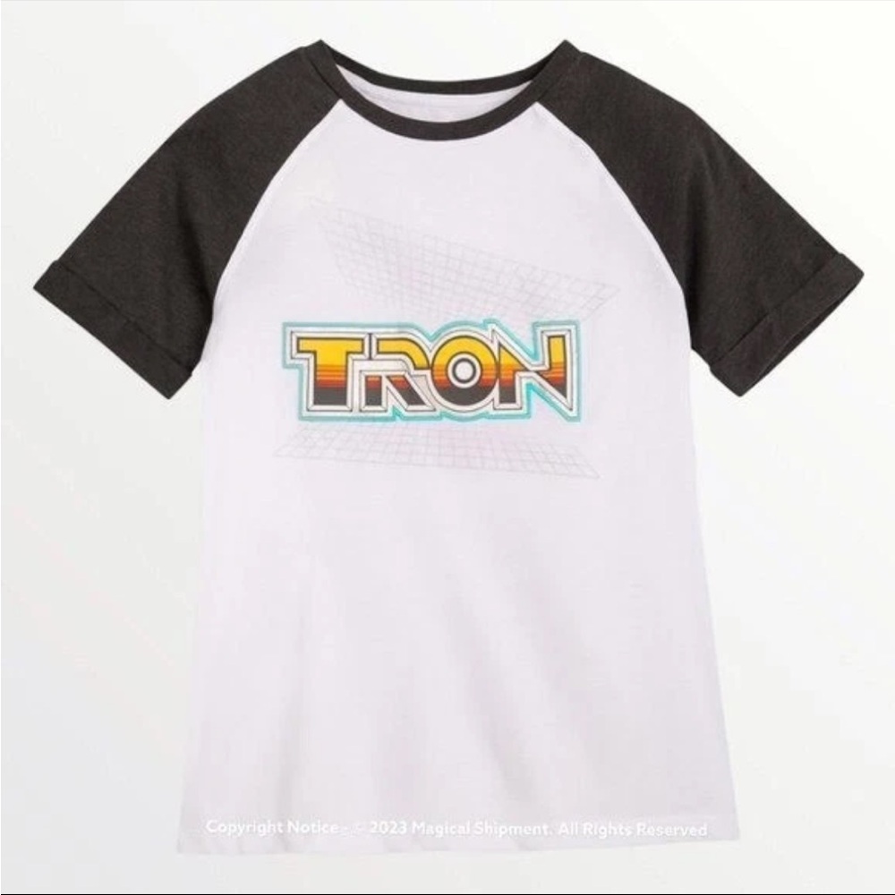 New Disney | Tron 40th Anniversary Women’s Raglan Tee - Medium